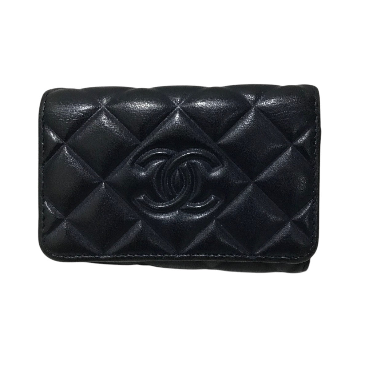 CHANEL(シャネル) 【ダイヤモンドココ】キーケース 245***** ネイビー