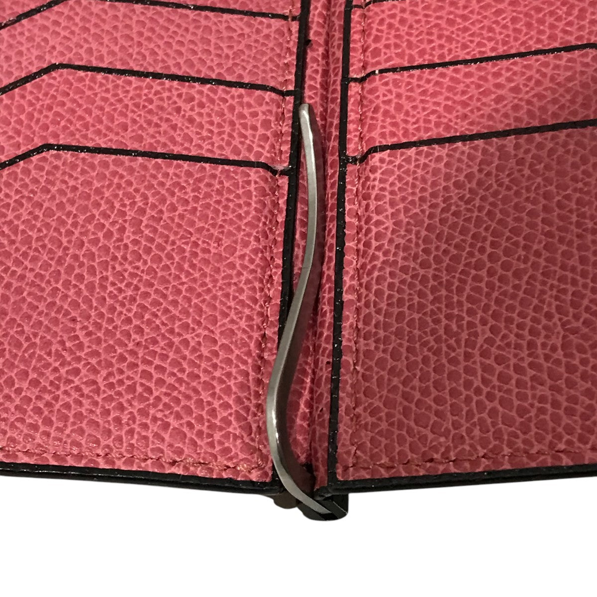 Valextra(ヴァレクストラ) マネークリップ付きカードケース ピンク