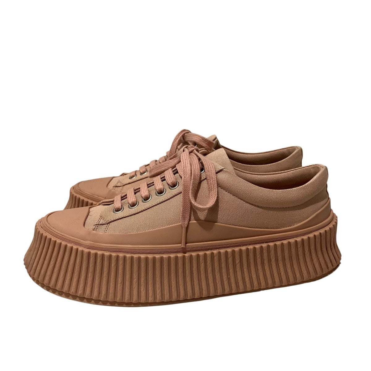 JIL SANDER(ジルサンダー) プラットフォームスニーカー ピンクベージュ
