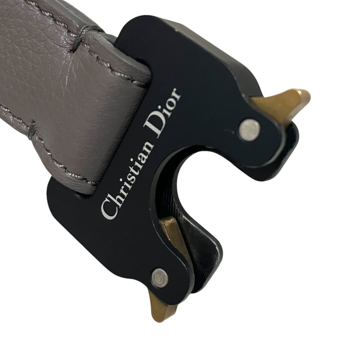 DIOR(ディオール) ローラーコースターバックルベルト グレー サイズ