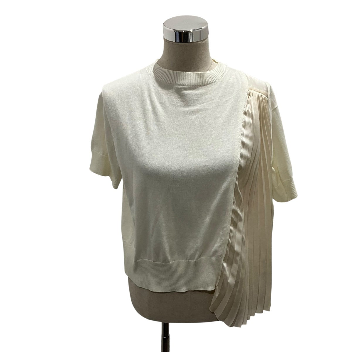 sacai(サカイ) 半袖ニット20-04906 20-04906 ホワイト サイズ 1