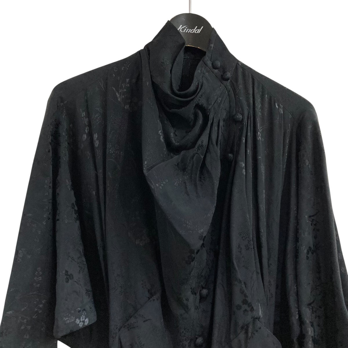 mame kurogouchi(マメクロゴウチ) ジャガードドレープドレスMM24FW