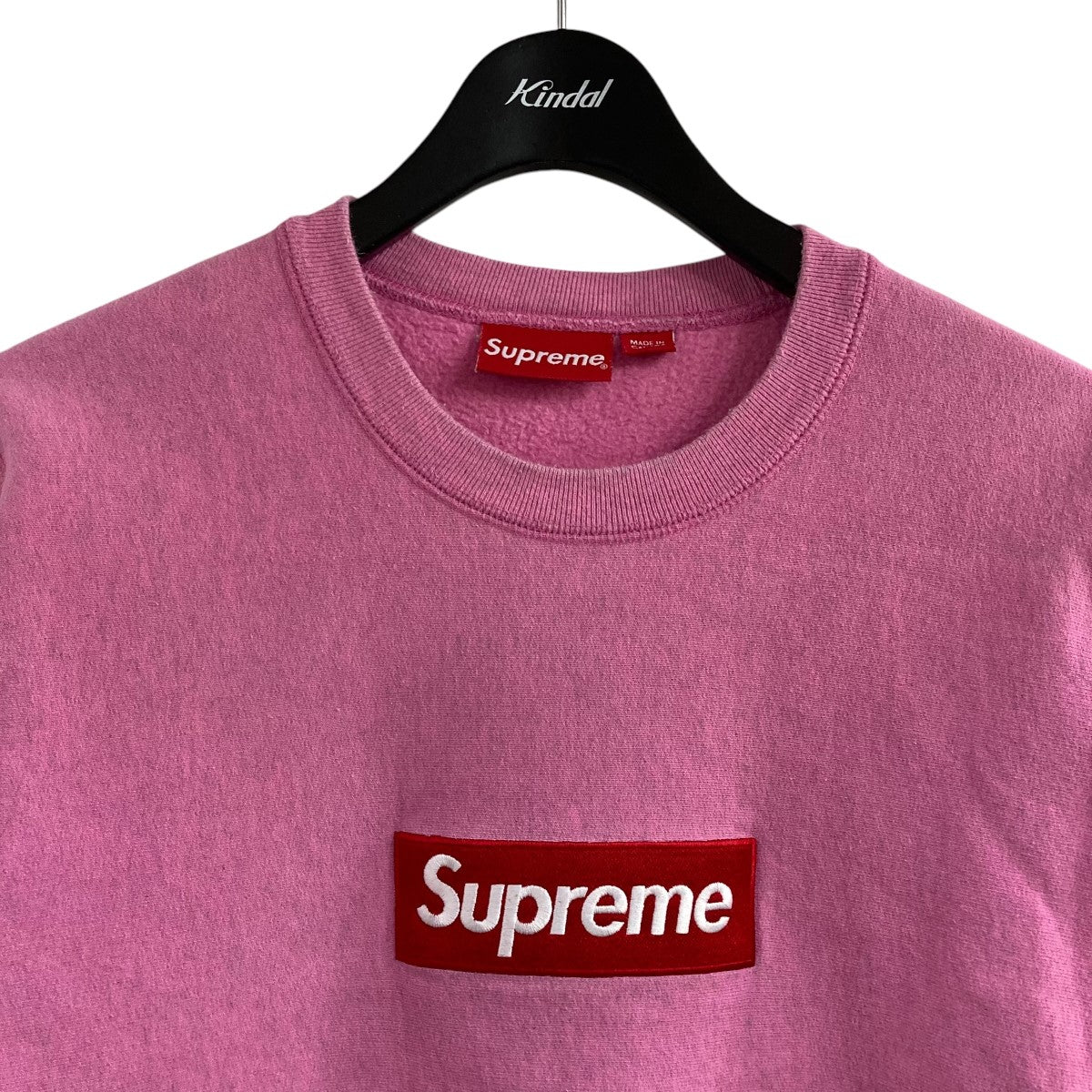 Supreme(シュプリーム) ボックスロゴスウェット ピンク サイズ M