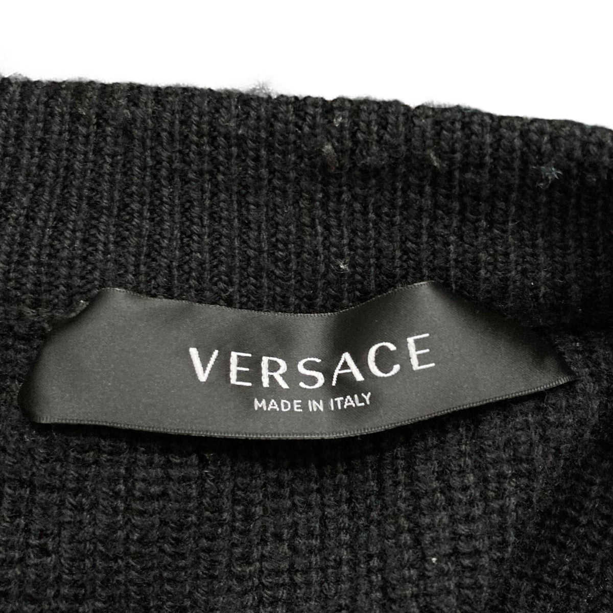 VERSACE(ヴェルサーチ) メデューサインターシャニットセーターA86464