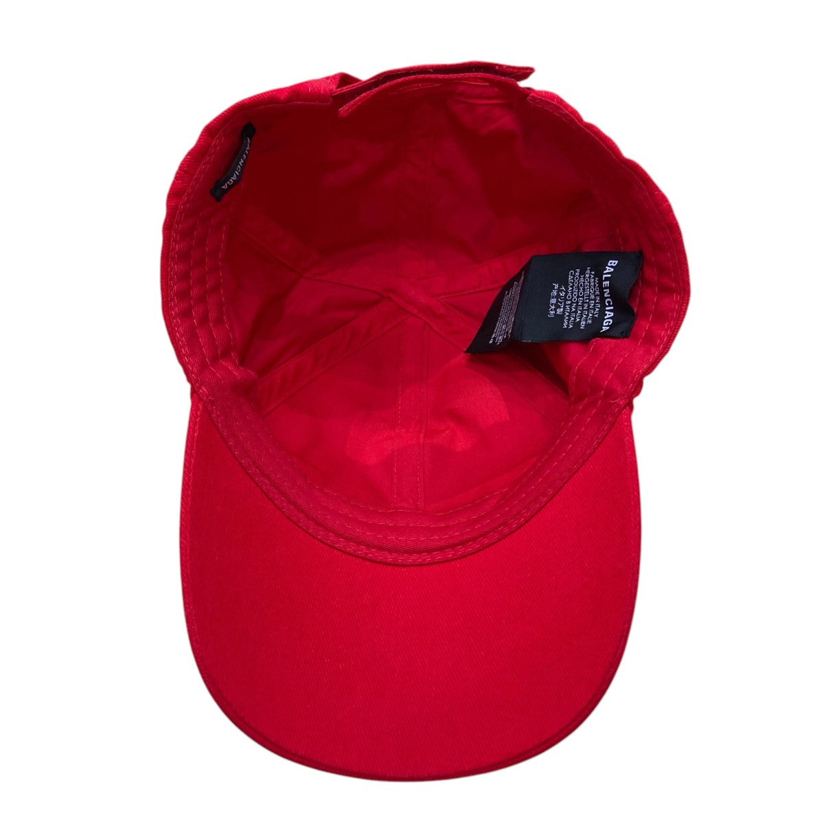 BALENCIAGA(バレンシアガ) キャップ レッド×ブラッグ｜【公式