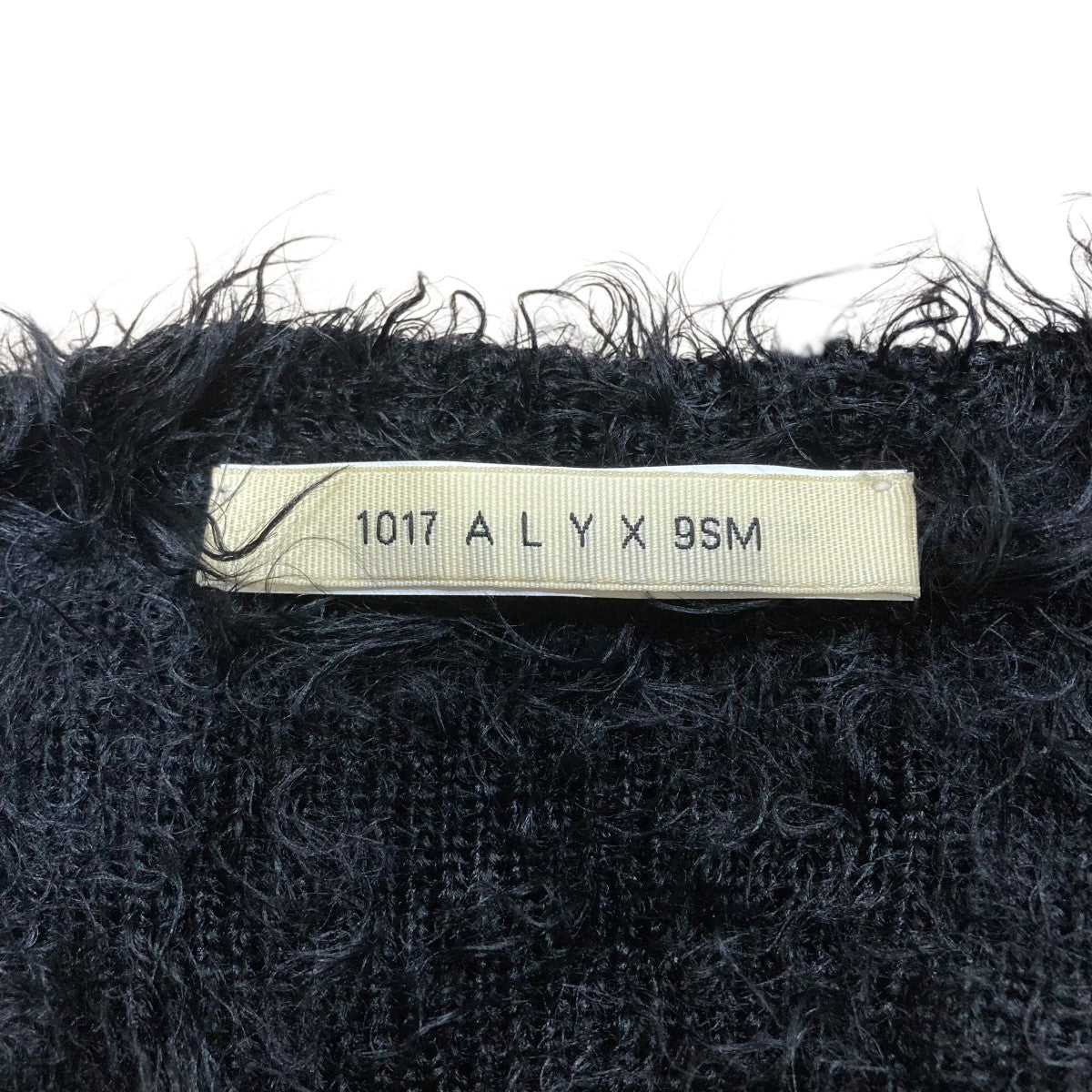 1017 ALYX 9SM(アリクス) シャギーニット ブラック サイズ XS｜【公式