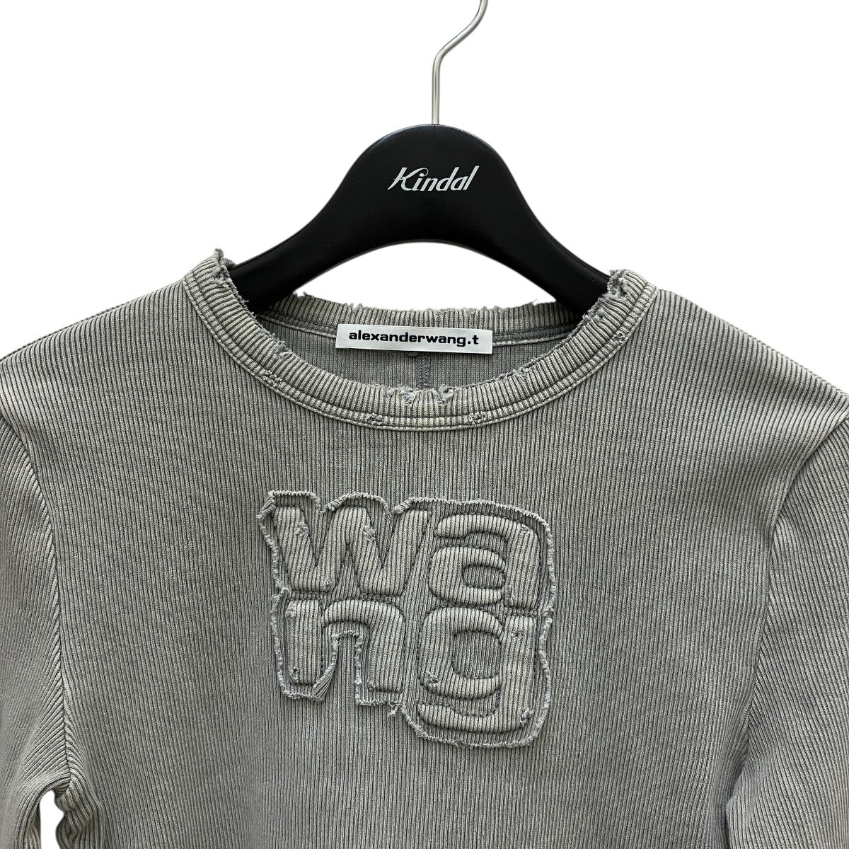 ALEXANDER WANG(アレキサンダーワン) DISTRESSED EDGE LONGSLEEVES TEE
