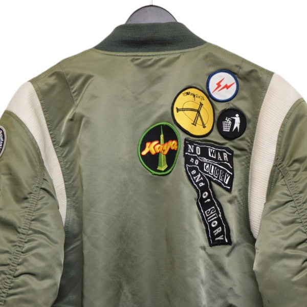 STUSSY×Fragment Design×UNDEFEATED×Alpha 25周年 MA-1 Jacket