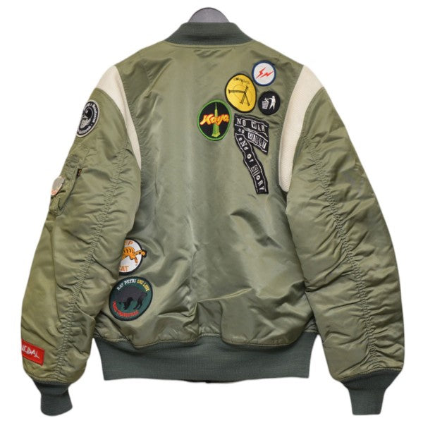 STUSSY×Fragment Design×UNDEFEATED×Alpha 25周年 MA-1 Jacket