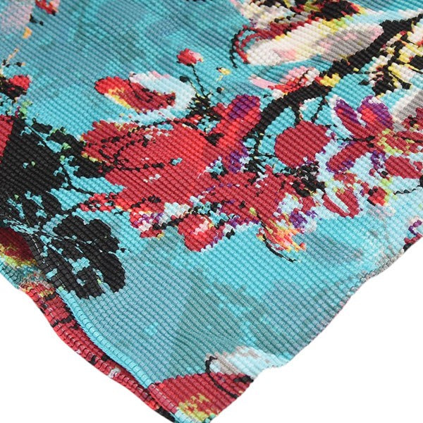 me ISSEY MIYAKE(ミーイッセイミヤケ) 花柄プリントTシャツ カットソー