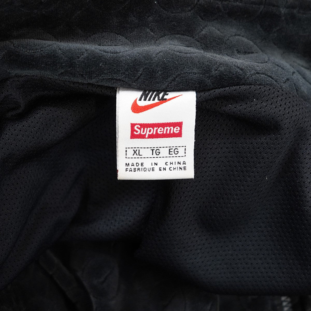 Supreme×NIKE 21SS Nike Velour Track Jacketコラボ ロゴ ナイキ