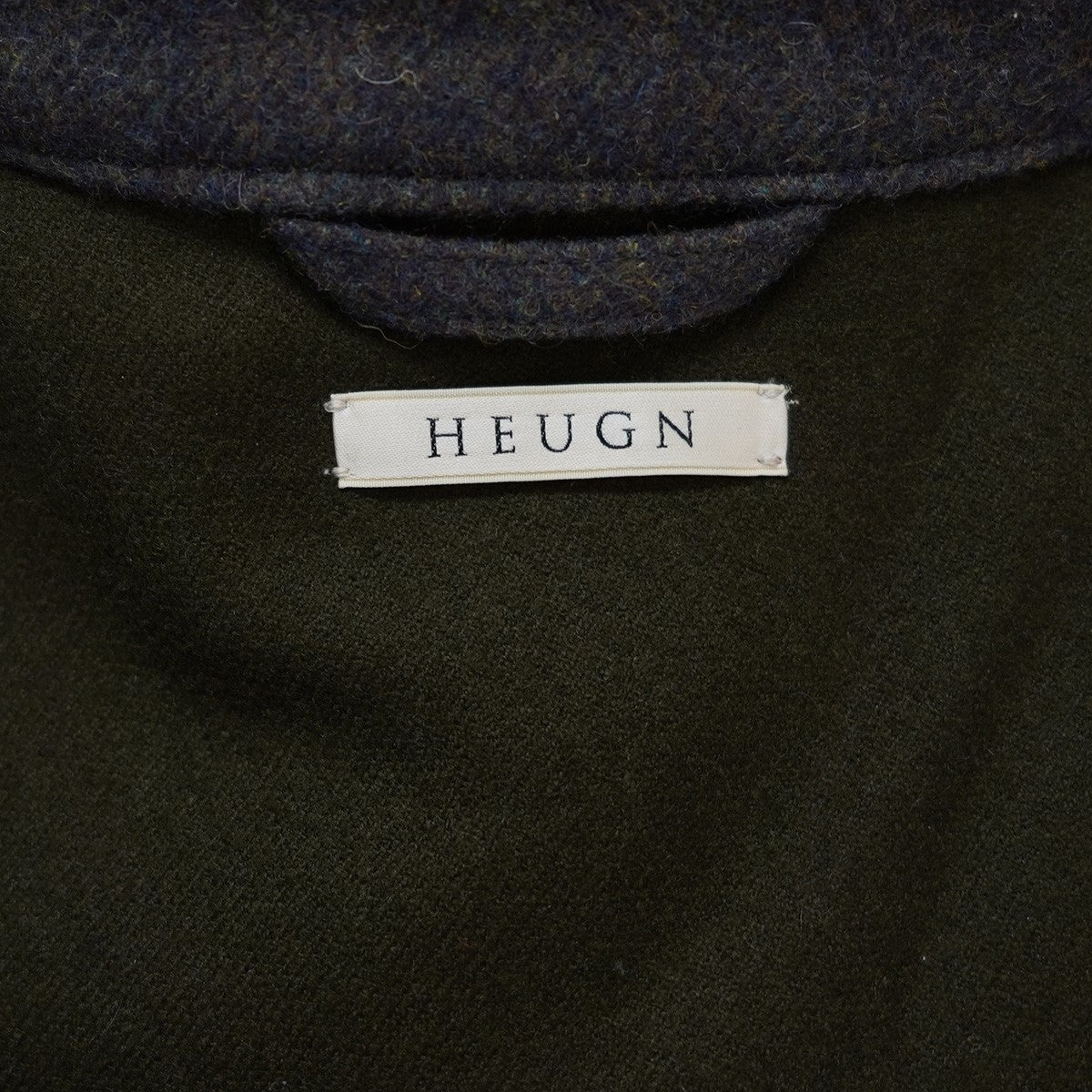 HEUGN(ユーゲン) ALBERT MIX TWEED -BROWN- #COATアルバート ミックス