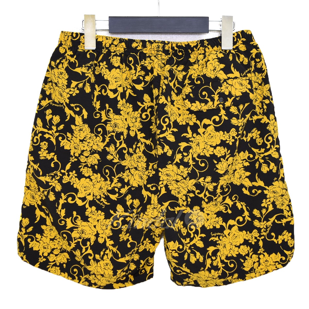 Supreme Nylon Water Short Black Floral スイムショーツ 2020SS
