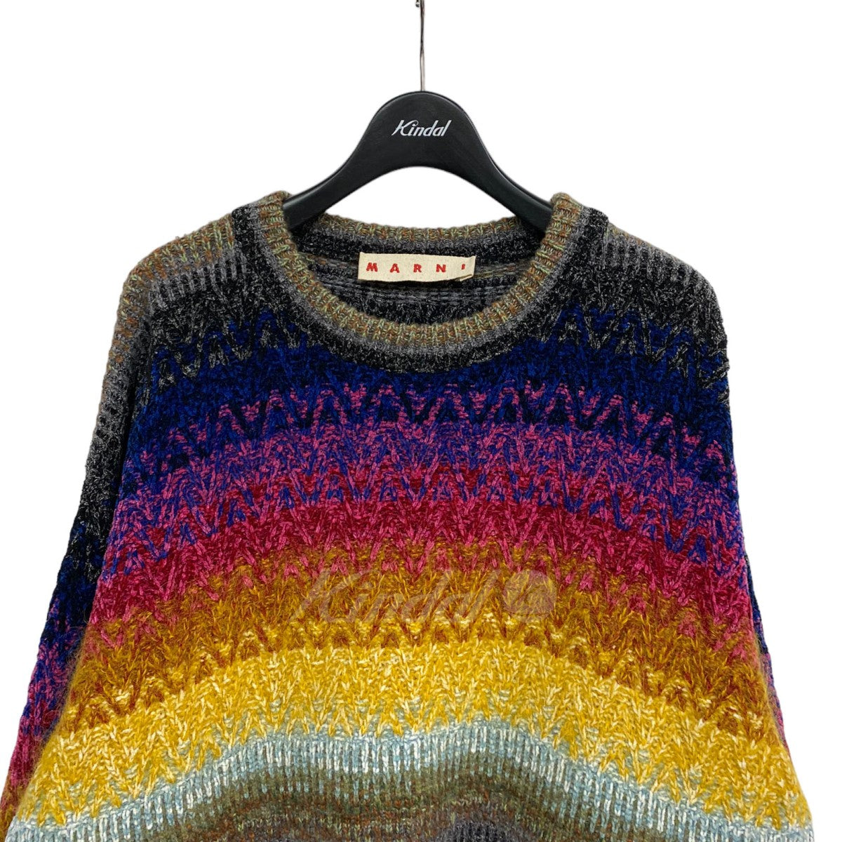 MARNI(マルニ) 22AW Viscose Wool Knit Maltiモヘヤクレイジーパターン