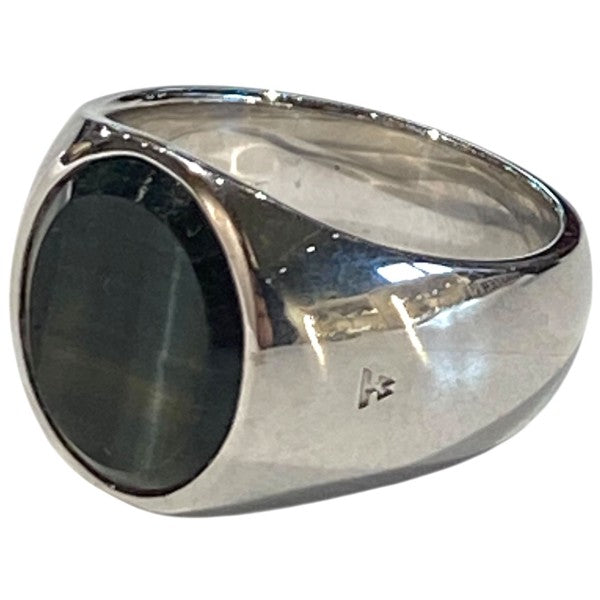 TOM WOOD(トムウッド) Oval Blue Hawk Eye Ringオーバル・ブルー