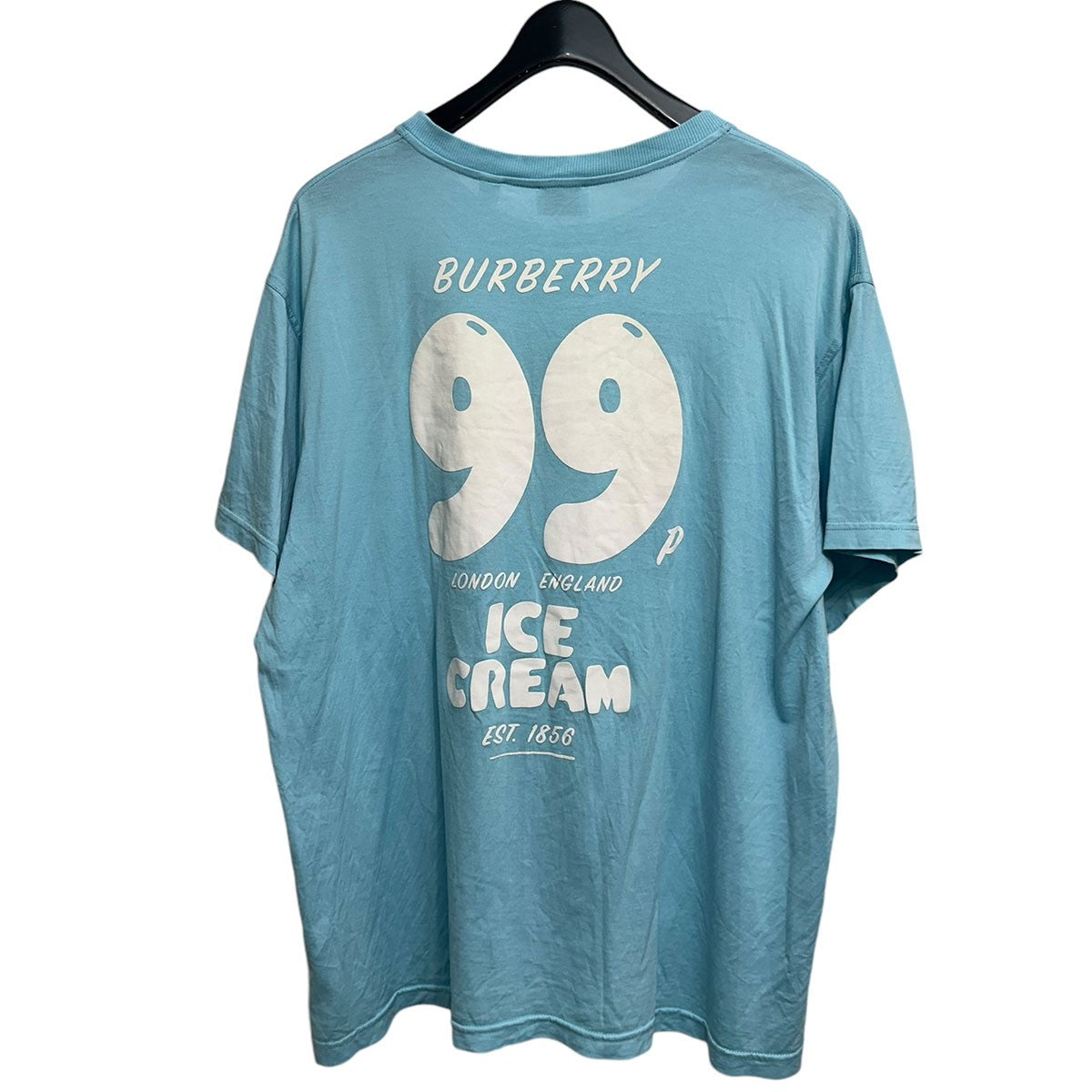 VANILLA BURBERRY ロゴプリント Tシャツ ライトブルー バーバリー