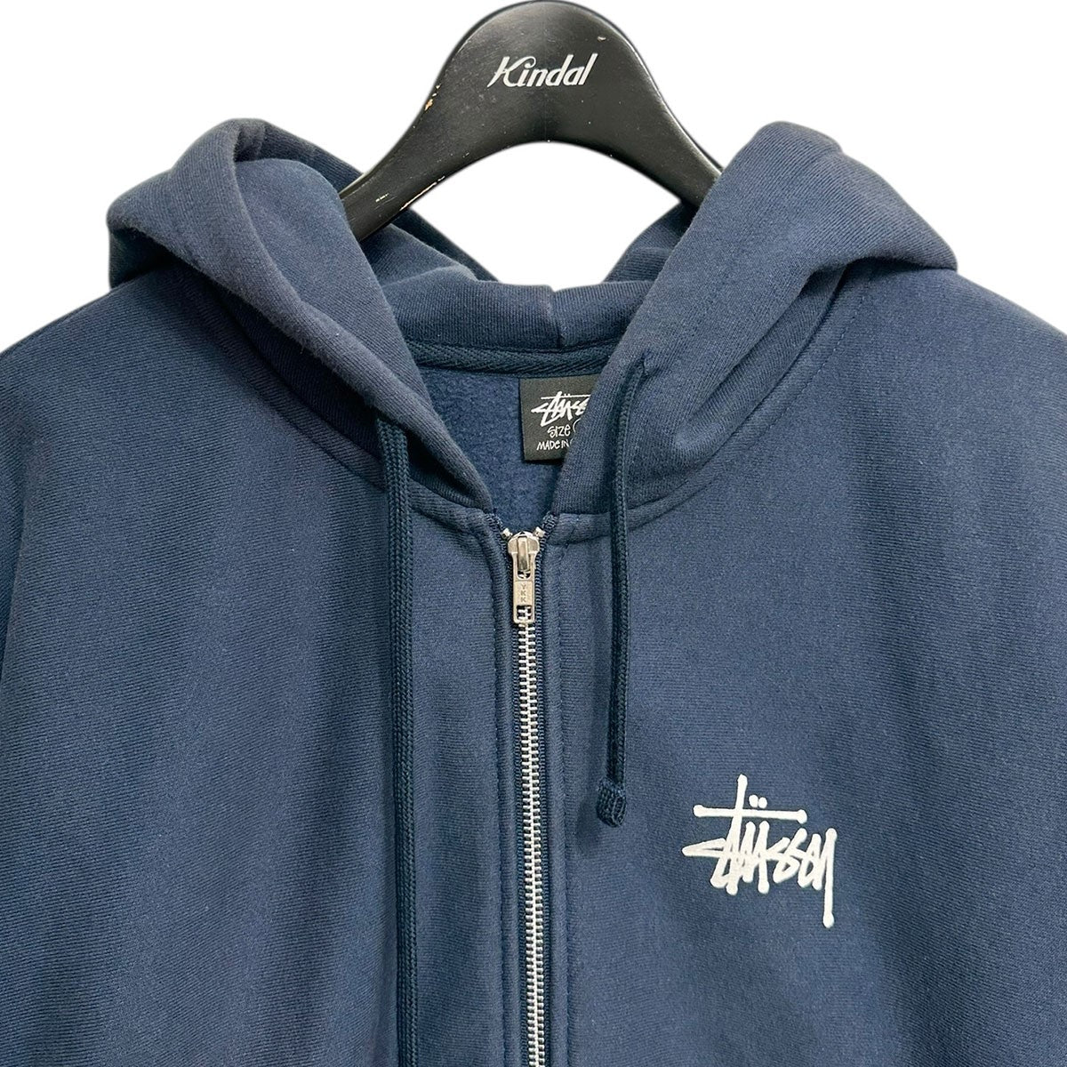 stussy(ステューシー) BASIC STUSSY ZIP HOODIEストックロゴプリント