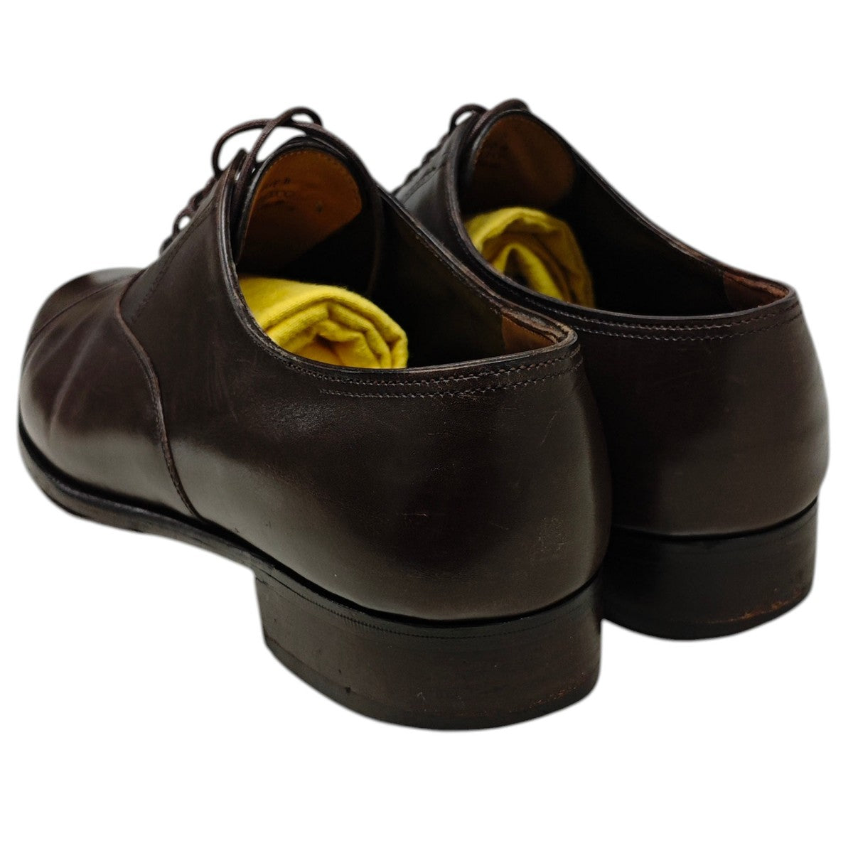 JOHN LOBB(ジョンロブ) キャップトゥ レザーシューズ ブラウン サイズ