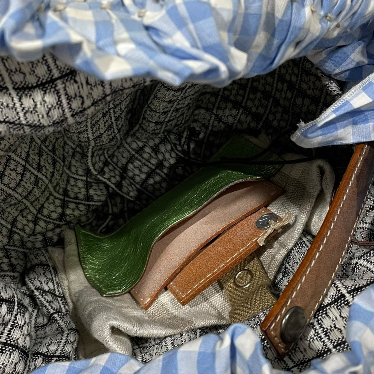 ebagos(エバゴス) 2WAYカゴバッグ ハンドバッグ ショルダーバッグ A