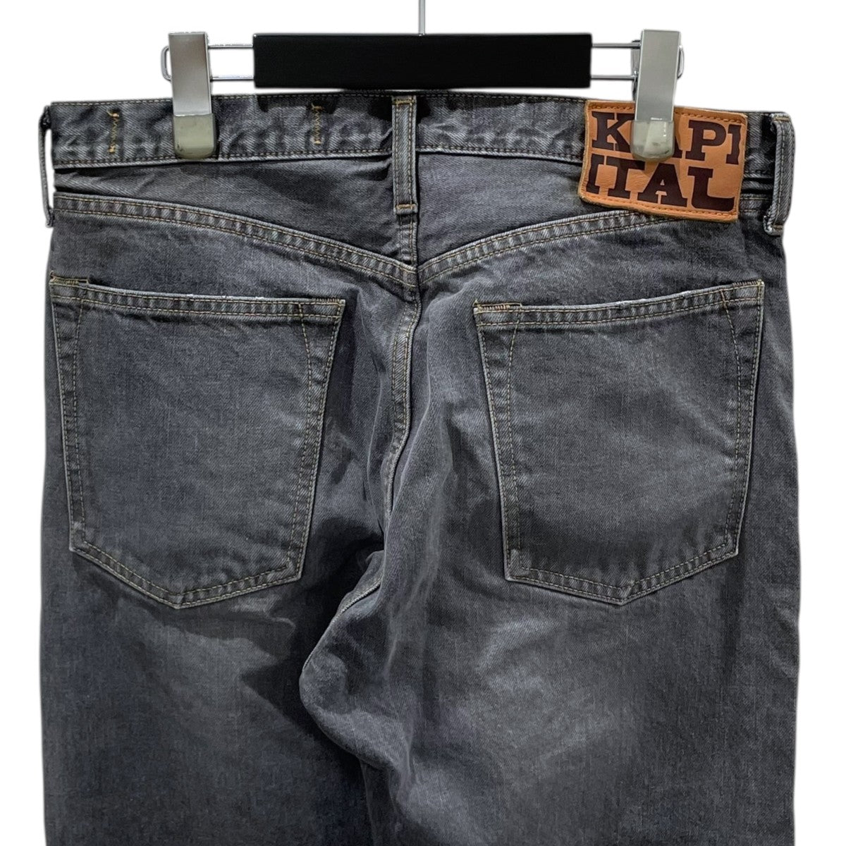 KAPITAL(キャピタル) 14ozブラックデニム 5PモンキーCISCO 3year加工