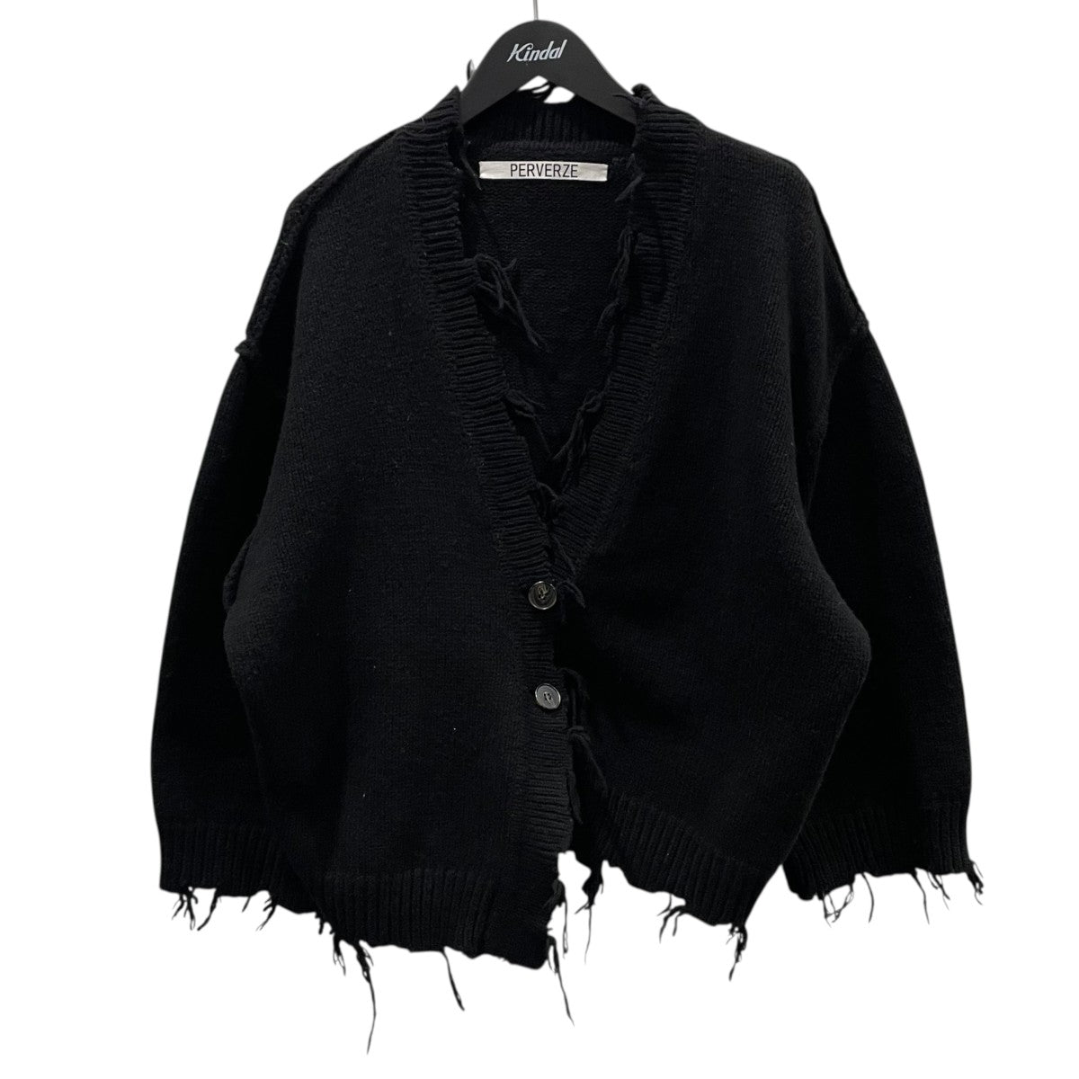PERVERZE(パーバーズ) 19SS ダメージ加工ニットカーディガン Crash