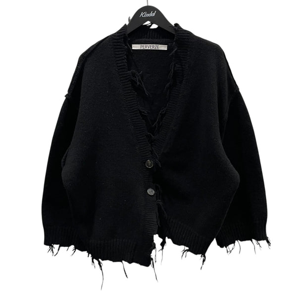 PERVERZE(パーバーズ) 19SS ダメージ加工ニットカーディガン Crash
