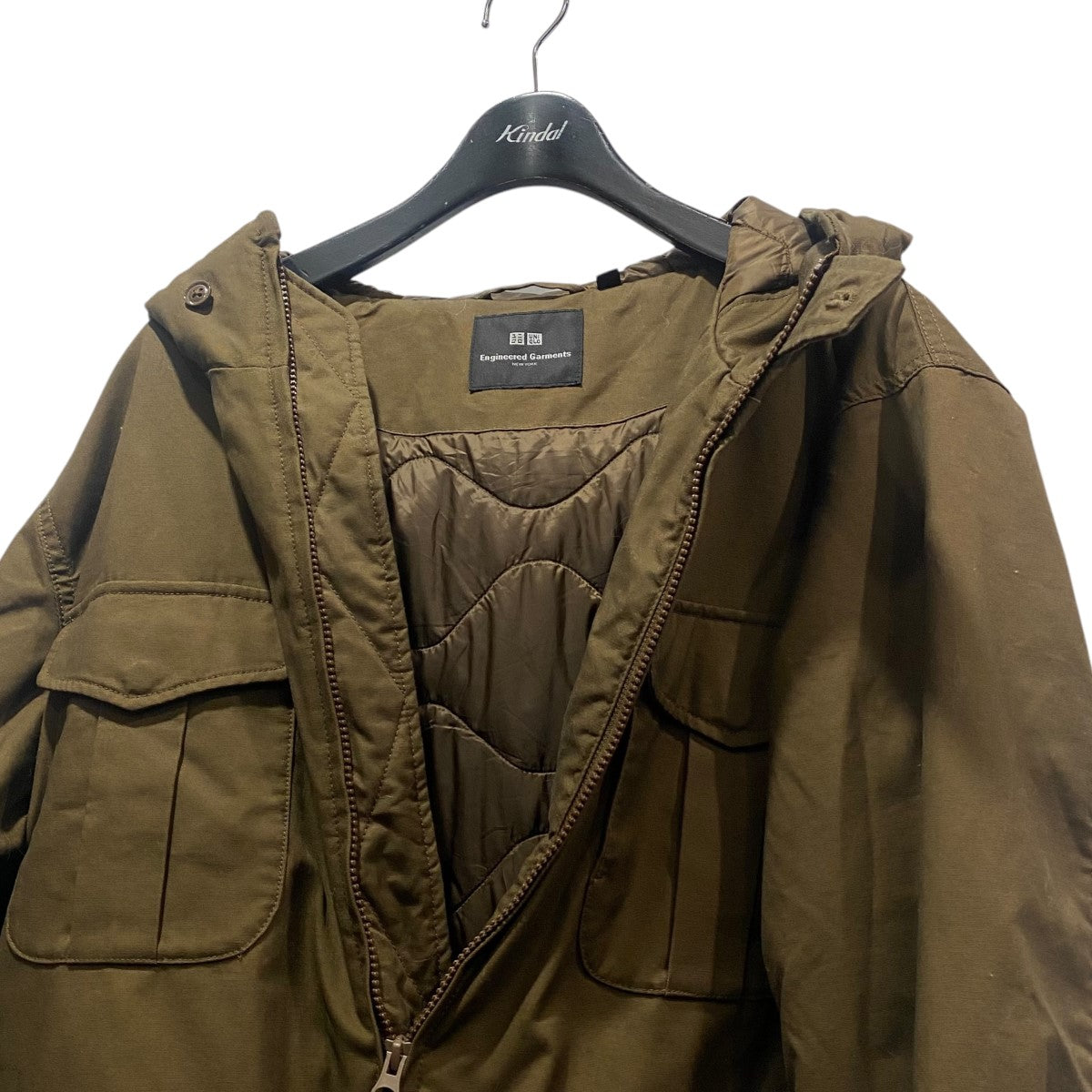 Engineered Garments×UNIQLO PUFFTECH Utility Jacketフーテッド