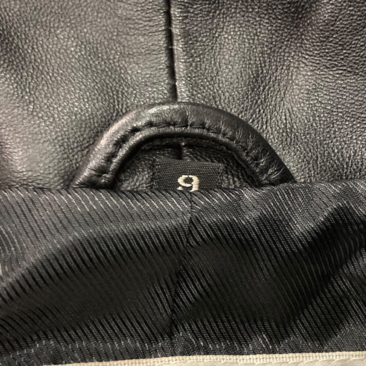 BALMAIN(バルマン) ラムレザーテーラードジャケット ブラック サイズ 9