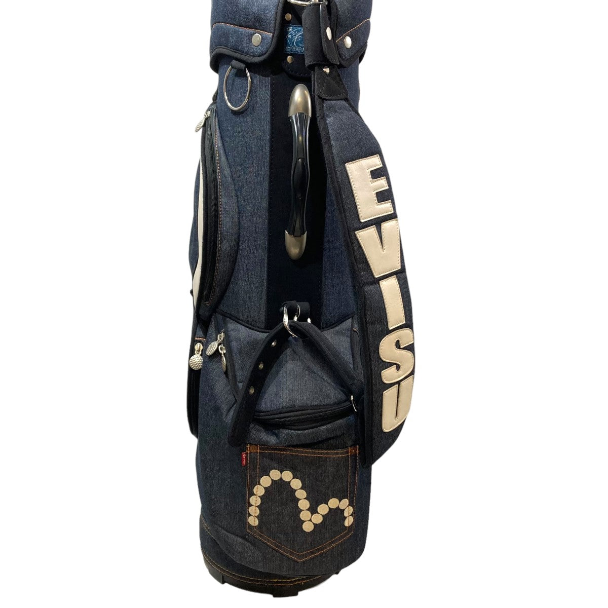 EVISU(エヴィス) デニムキャディバッグゴルフバッグ インディゴ