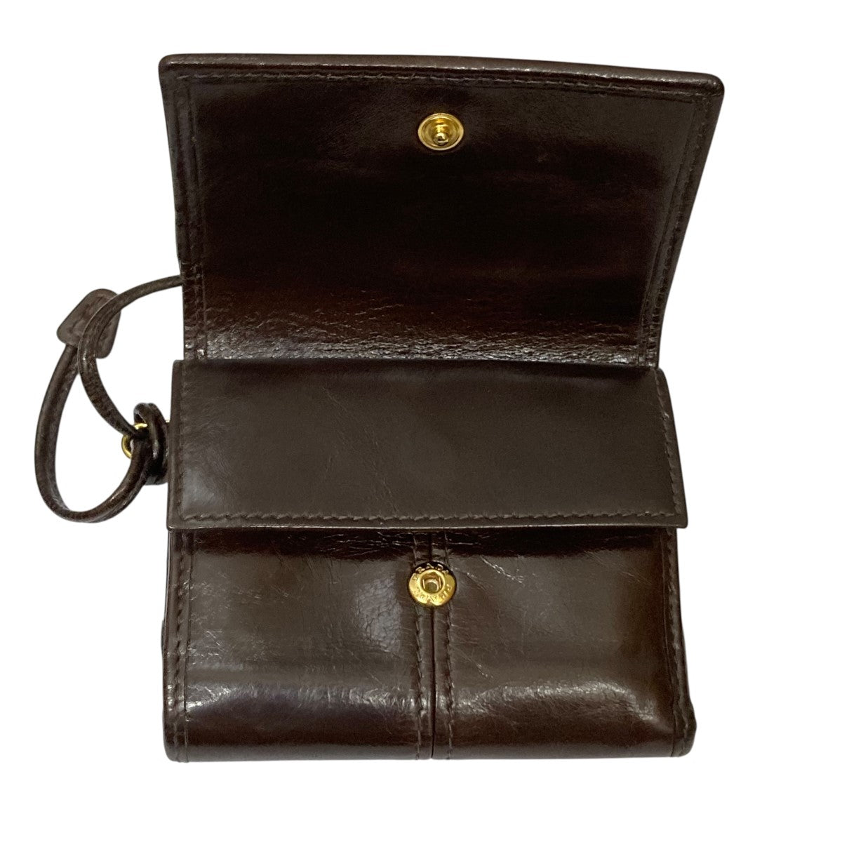 PRADA(プラダ) 25SSソフトルックスレザートライアングルコンパクト