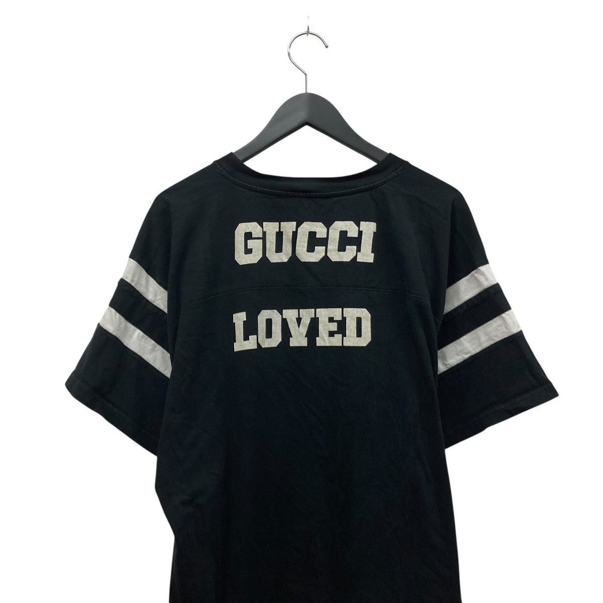 GUCCI(グッチ) ロゴプリント半袖フットボールTシャツ660744 XJDKK