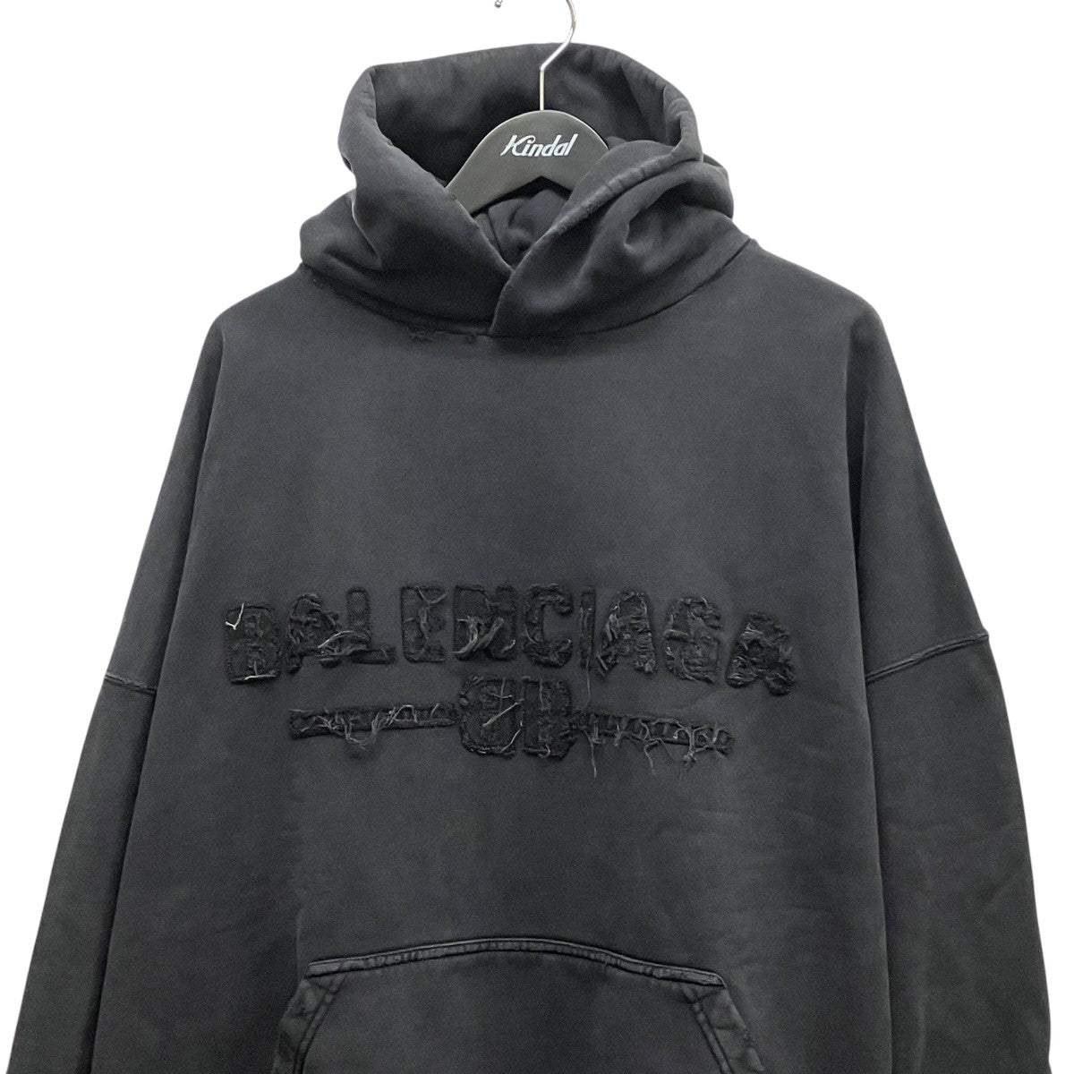 BALENCIAGA(バレンシアガ) 25SSウォッシュドロゴパーカー821861 TSVA1