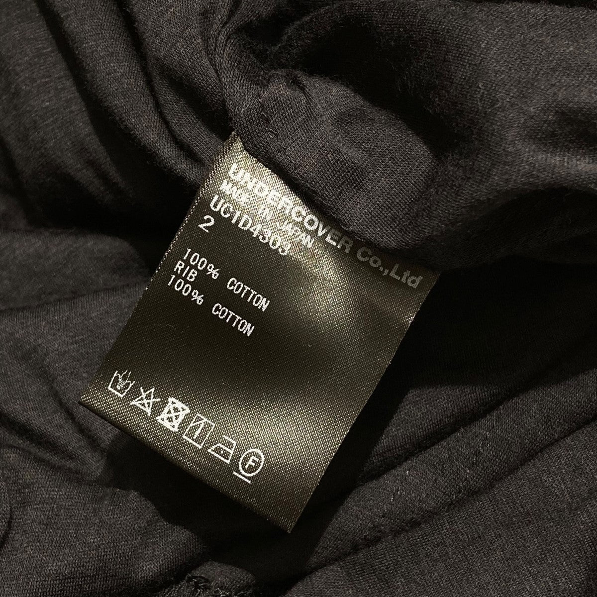 UNDERCOVER(アンダーカバー) TEEカスタムサイドハトメZIPチェスター