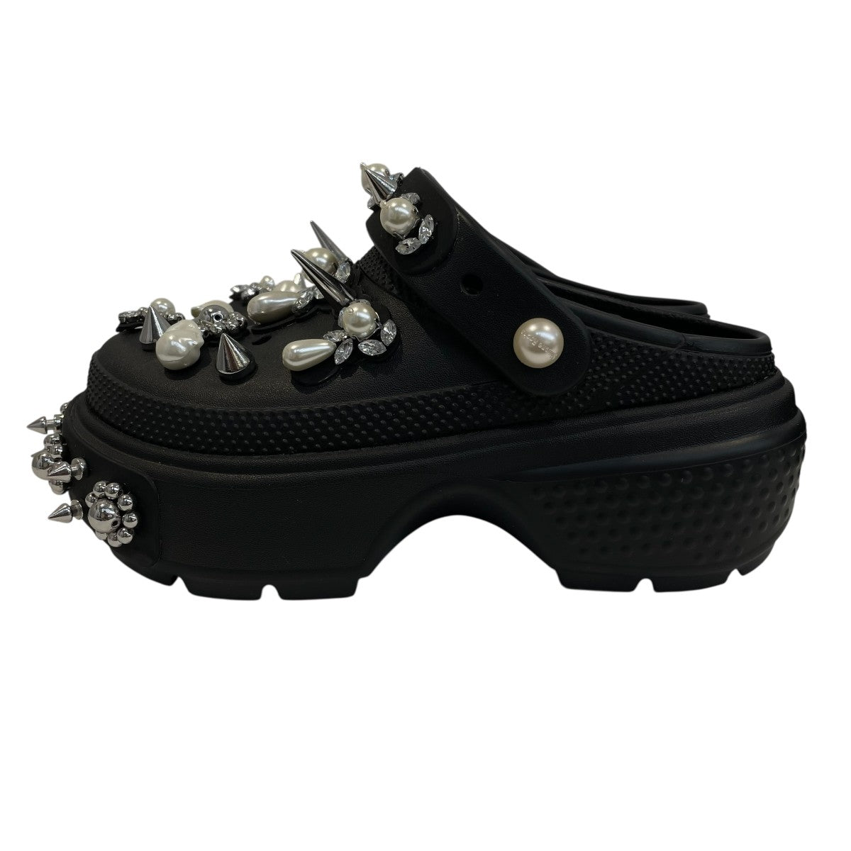 Simone Rocha×crocs Stomp Clog BLACK厚底サンダル ブラック サイズ