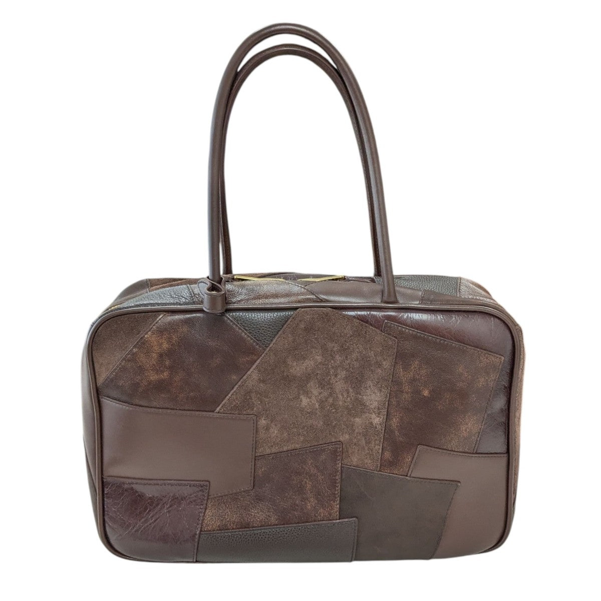 MIU MIU(ミュウミュウ) レザーパッチワークボーバッグ 製造番号なし