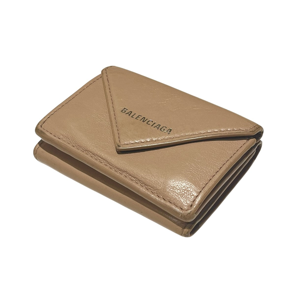 BALENCIAGA(バレンシアガ) ペーパーミニウォレット 3つ折り財布 391446