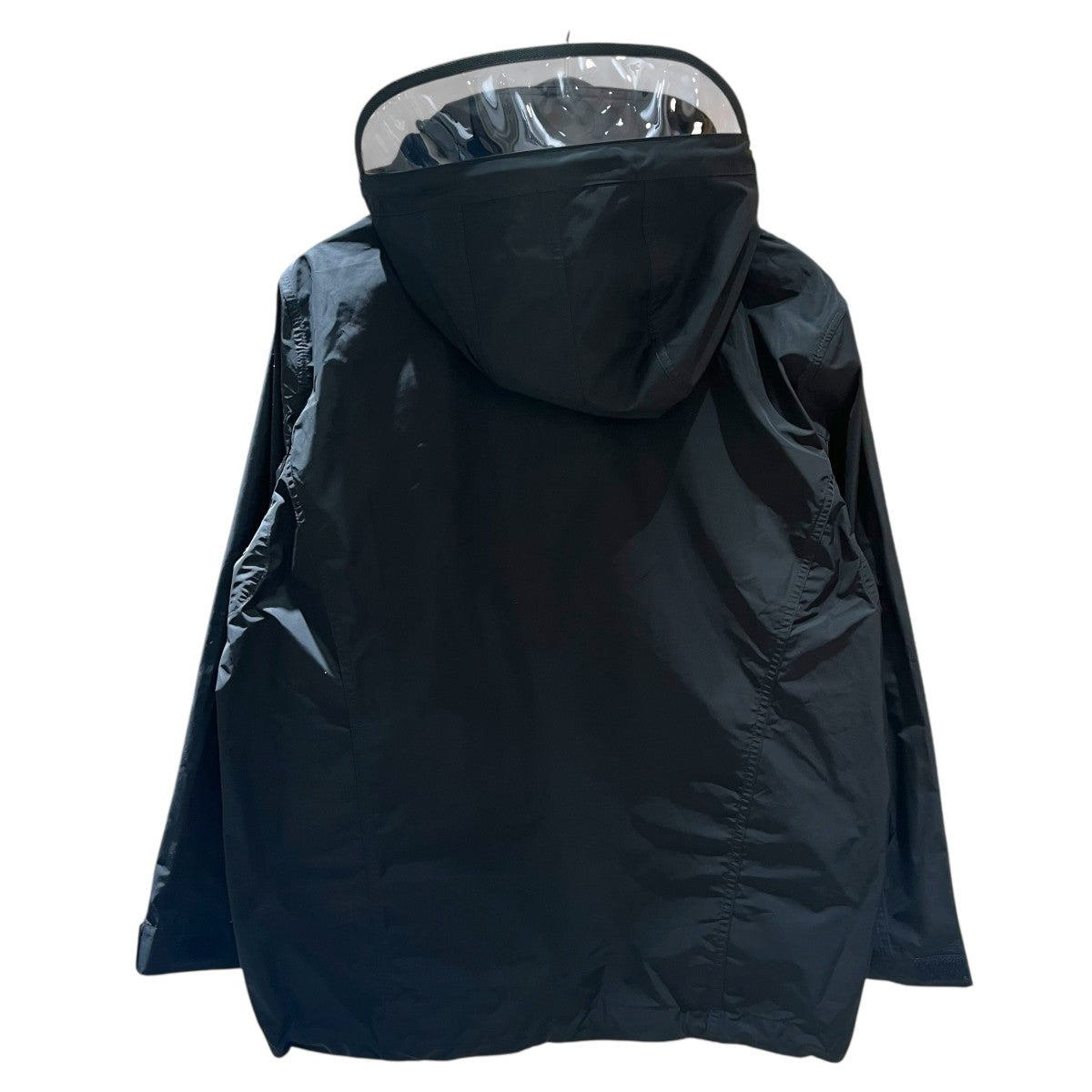 BURBERRY(バーバリー) フード部分バイザー付 ロゴプリントジャケット