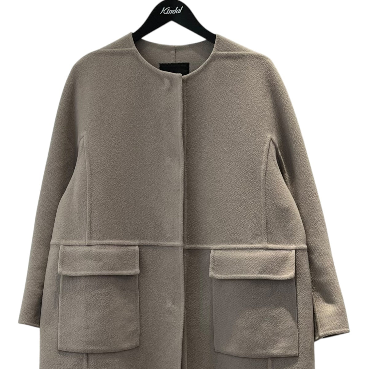 Drawer(ドゥロワー) ウールビーバーケヌキノーカラーコート6525-234