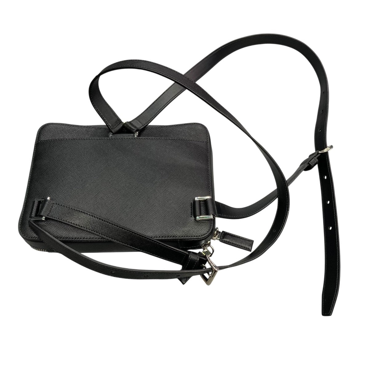 PRADA(プラダ) サフィアーノショルダーバッグ2VZ038 2VZ038 ブラック