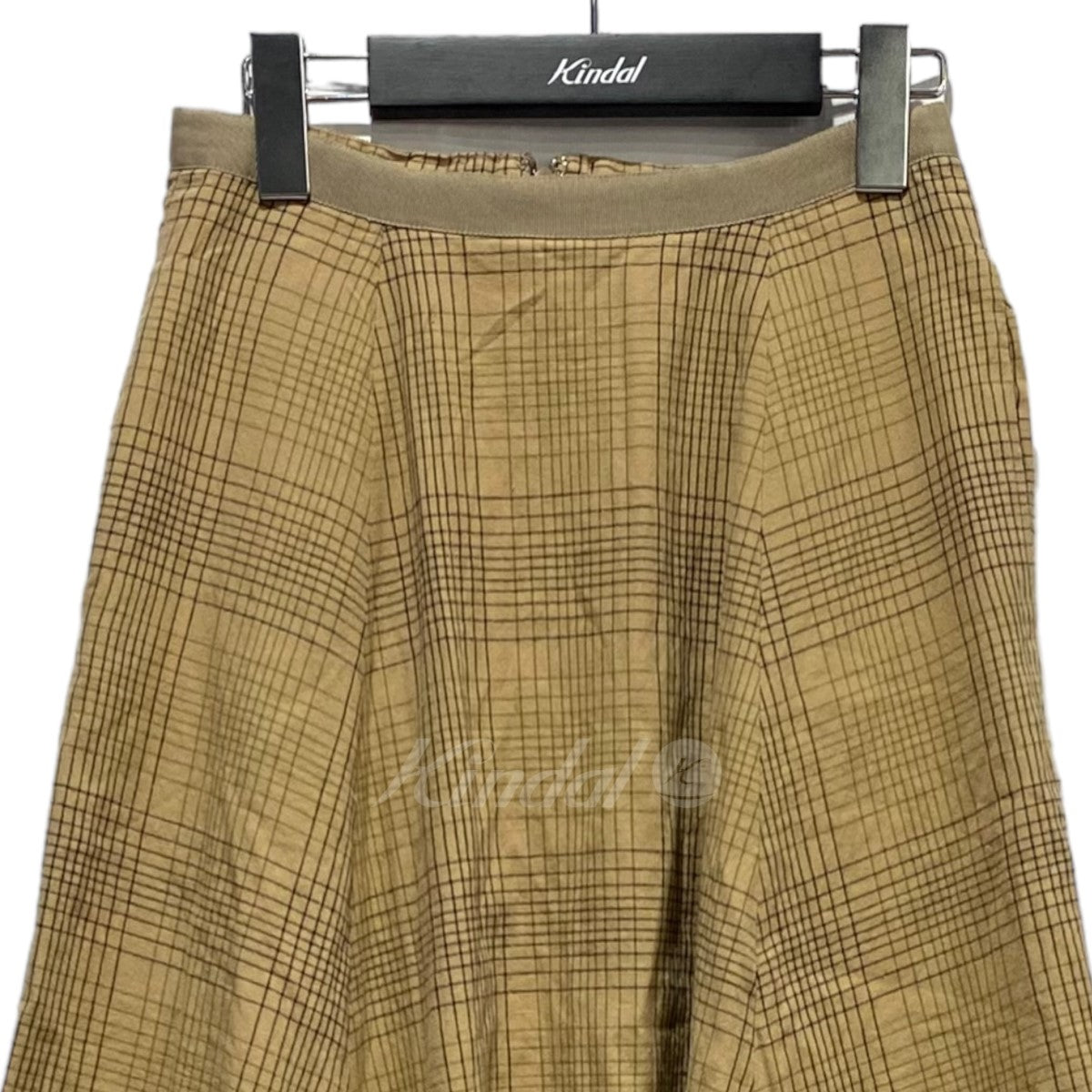 CLANE(クラネ) CLASSIC FLARE LONG SKIRT チェックスカート 18109-6051