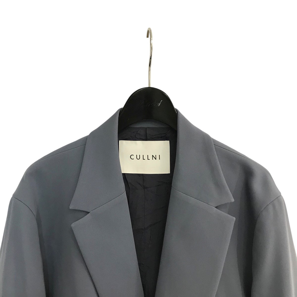 CULLNI(クルニ) 「Satin ZIP Pocket Tailored Jacket Double Satin Zip