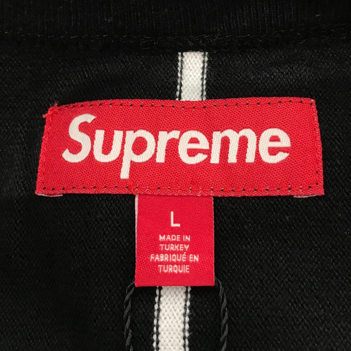 Supreme(シュプリーム) 24AW「Stripe Raglan L S Top」ロゴニット