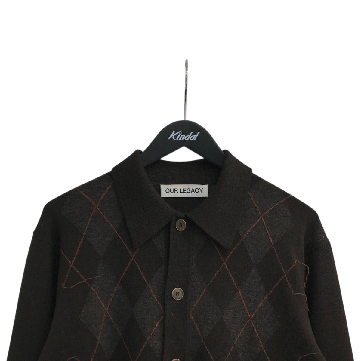 OUR LEGACY(アワーレガシー) 25AW「EVENING POLO」アーガイルニット
