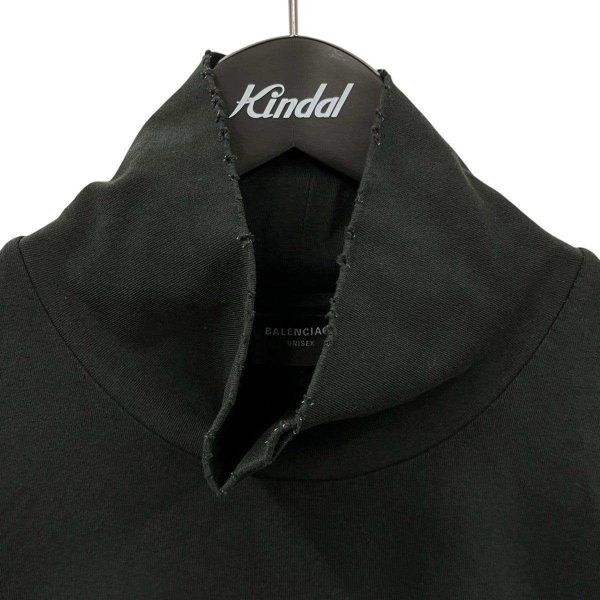 BALENCIAGA(バレンシアガ) ダメージ加工ハイネック長袖Tシャツ 787362