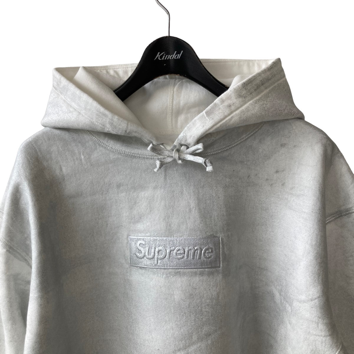 SUPREME×MM6 Maison Margiela 24SSMM6 Foil Box Logo Hooded