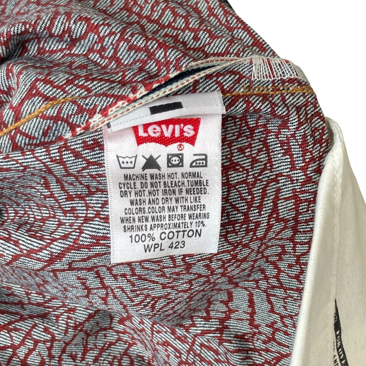 LEVI'S×AIR JORDAN 501XX AIR JORDAN 23 501デニムパンツ インディゴ