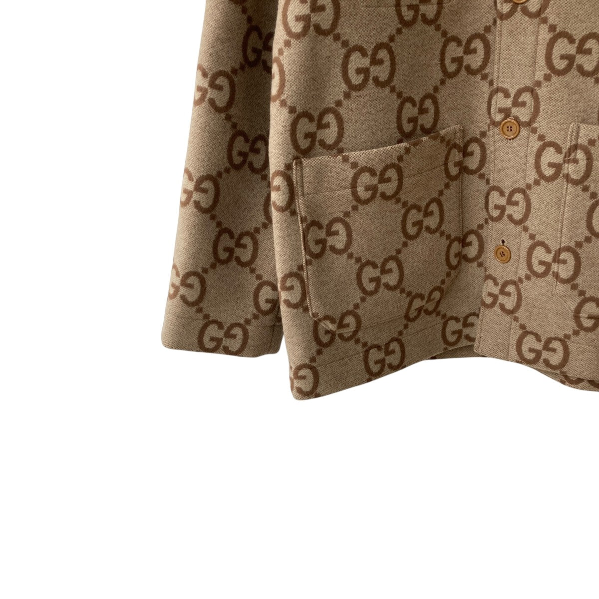 GUCCI(グッチ) ジャンボGGショートコート694154 694154 ベージュ