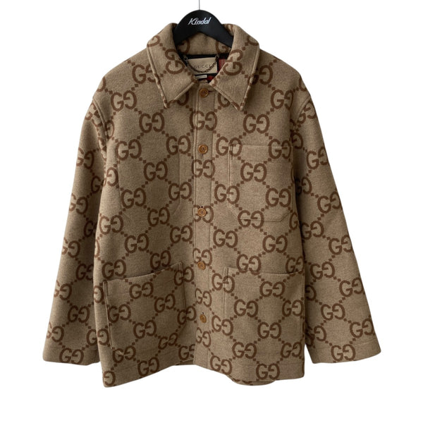 GUCCI(グッチ) ジャンボGGショートコート694154 694154 ベージュ