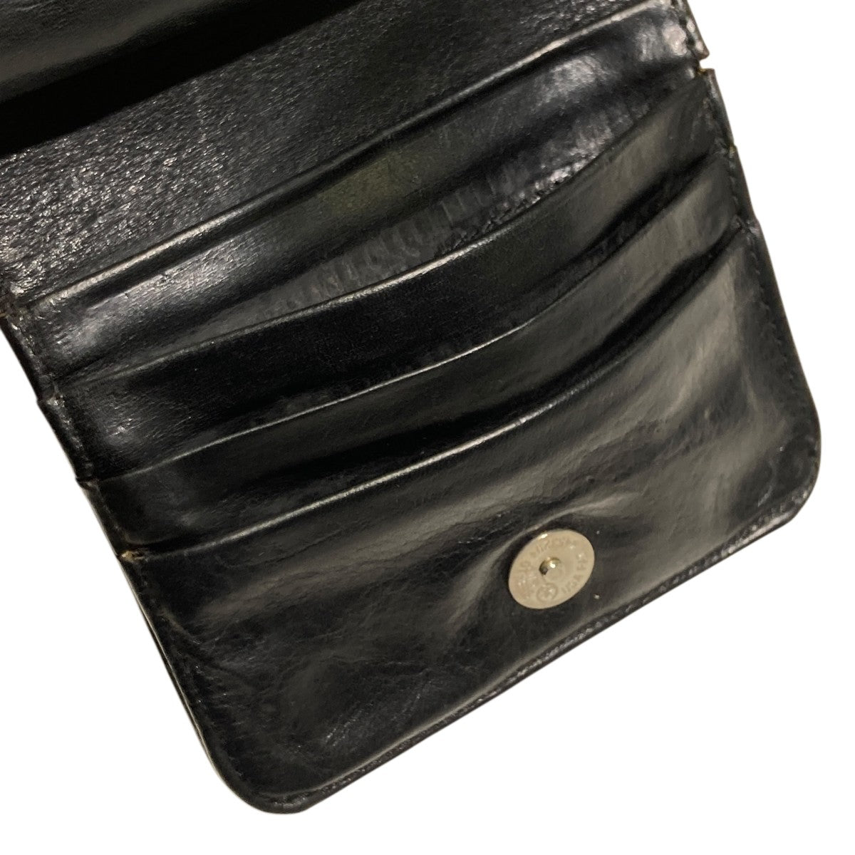CHROME HEARTS(クロムハーツ) SQ ZIP BILL二つ折り財布 ブラック