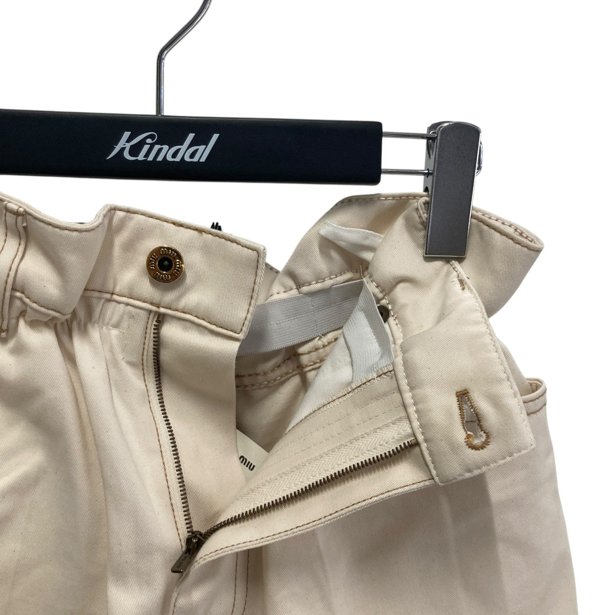 MIU MIU(ミュウミュウ) ショートパンツGWP424 GWP424 アイボリー